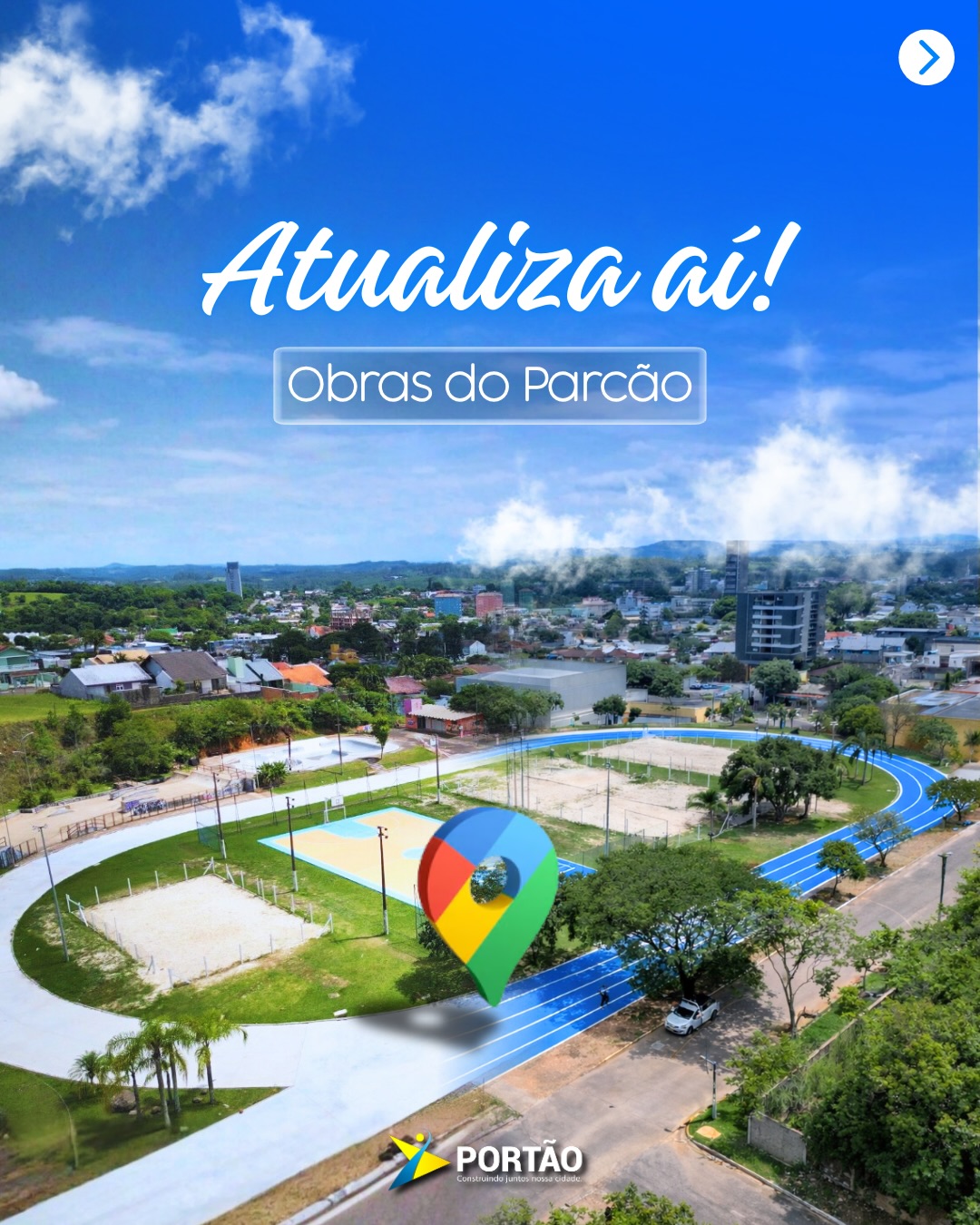 Postagem feita no Instagram da Prefeitura