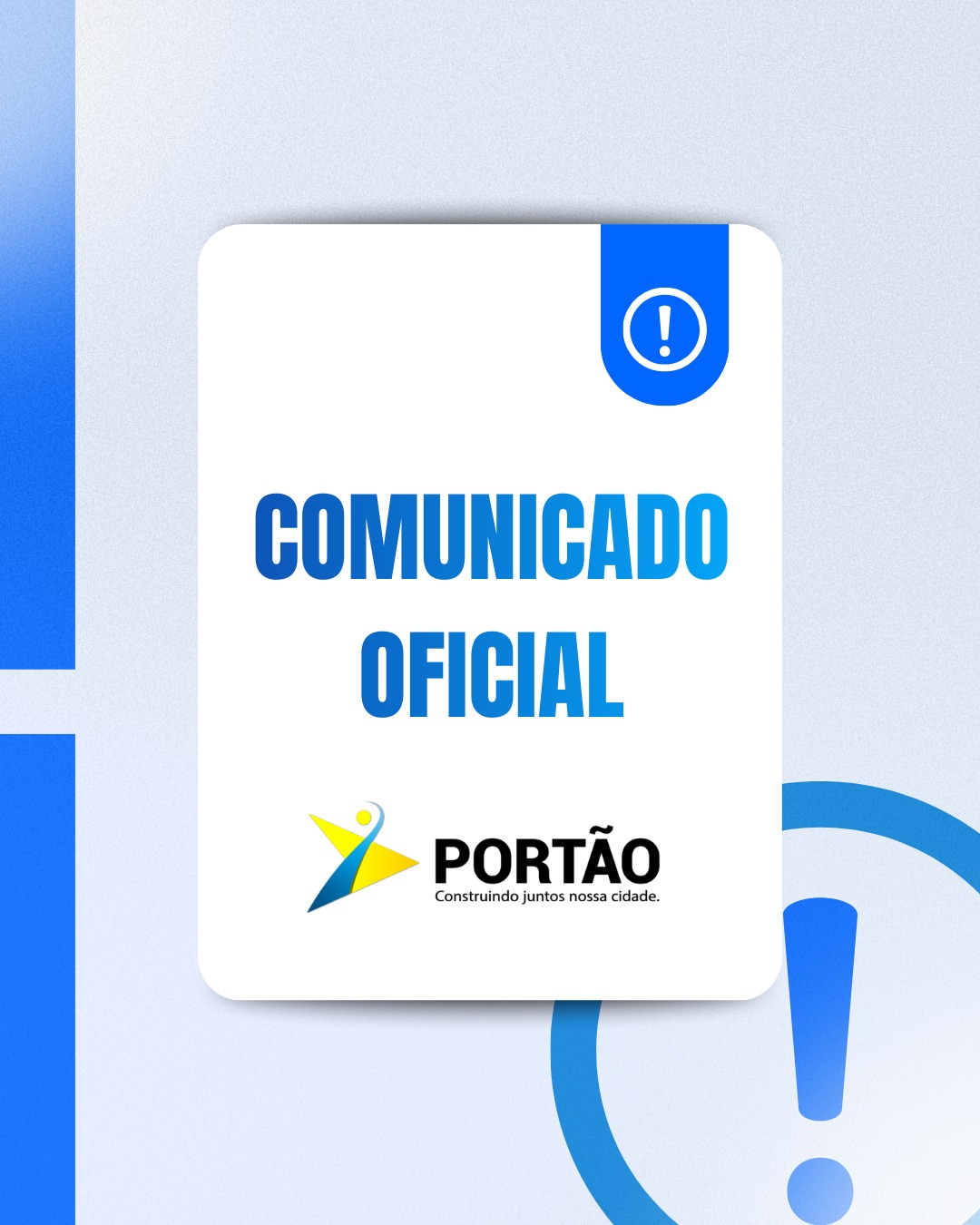 Postagem feita no Instagram da Prefeitura