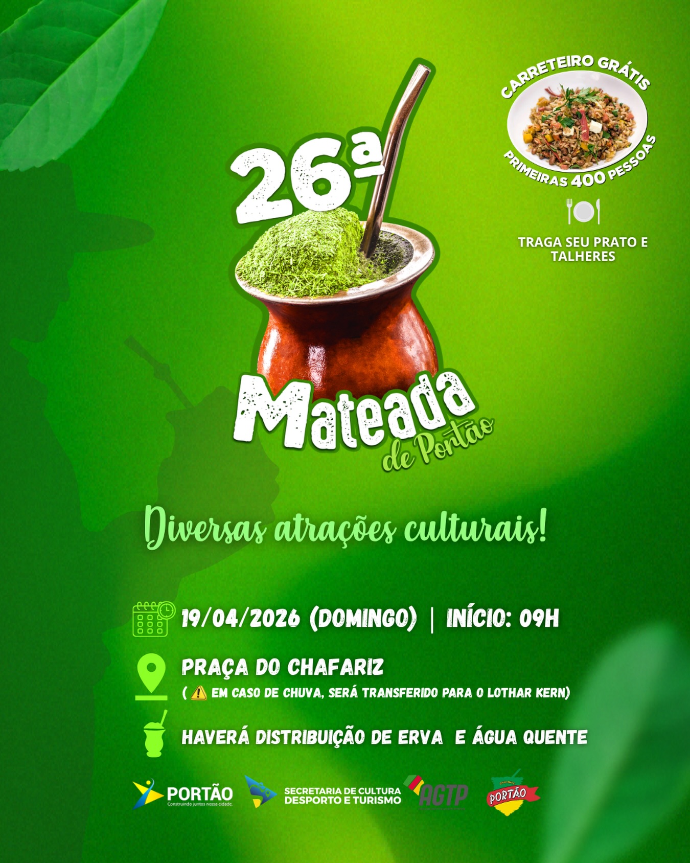 Postagem feita no Instagram da Prefeitura