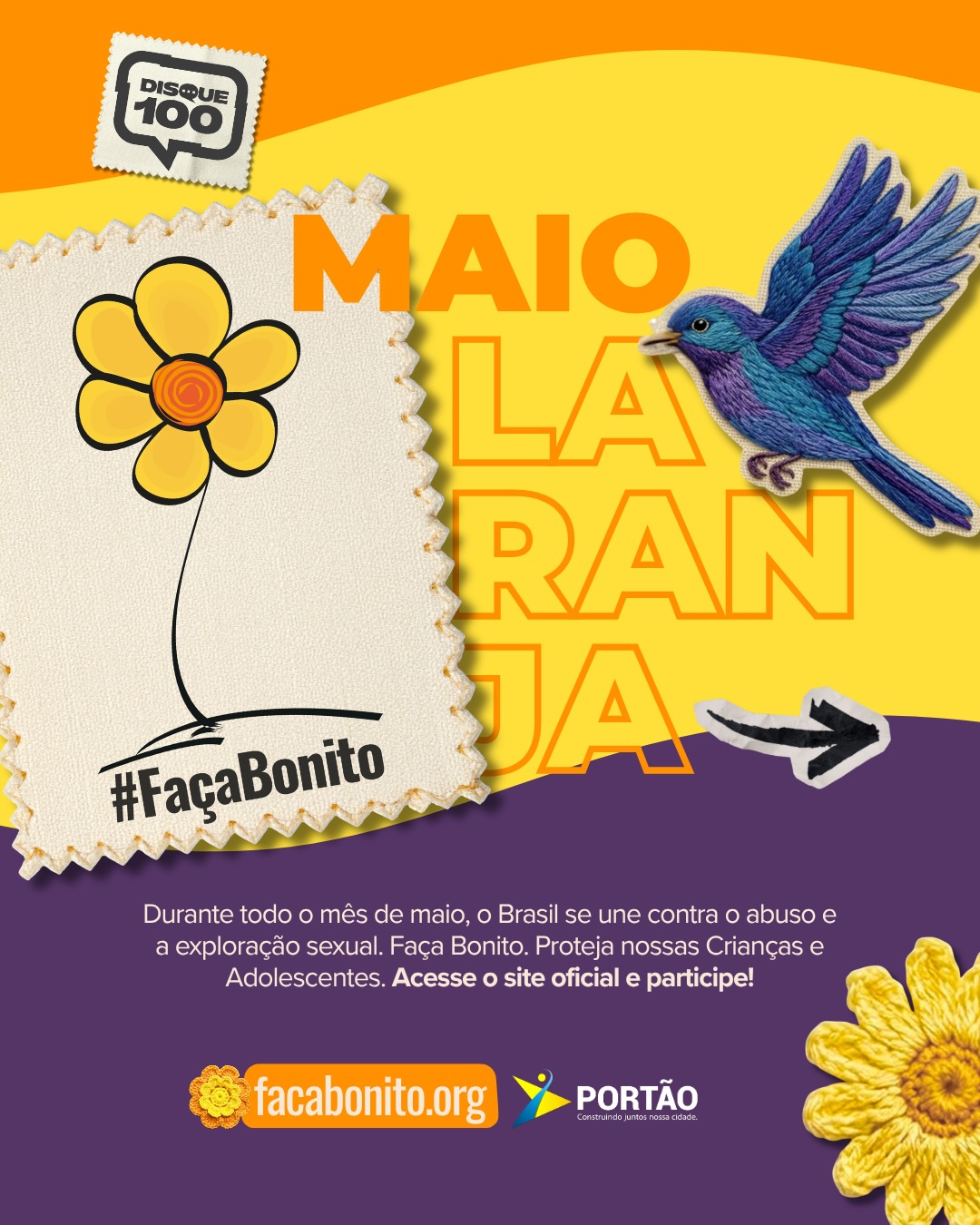 Postagem feita no Instagram da Prefeitura