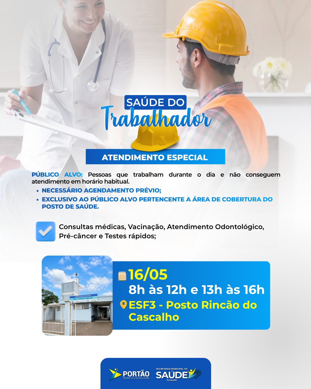Postagem feita no Instagram da Prefeitura