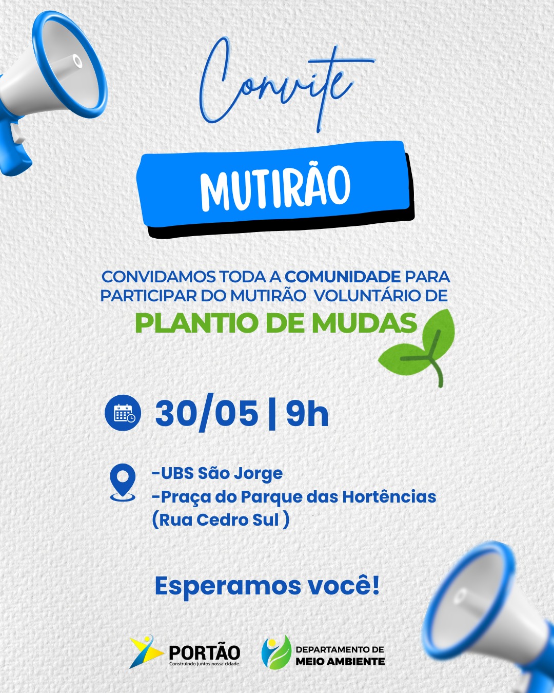 Postagem feita no Instagram da Prefeitura