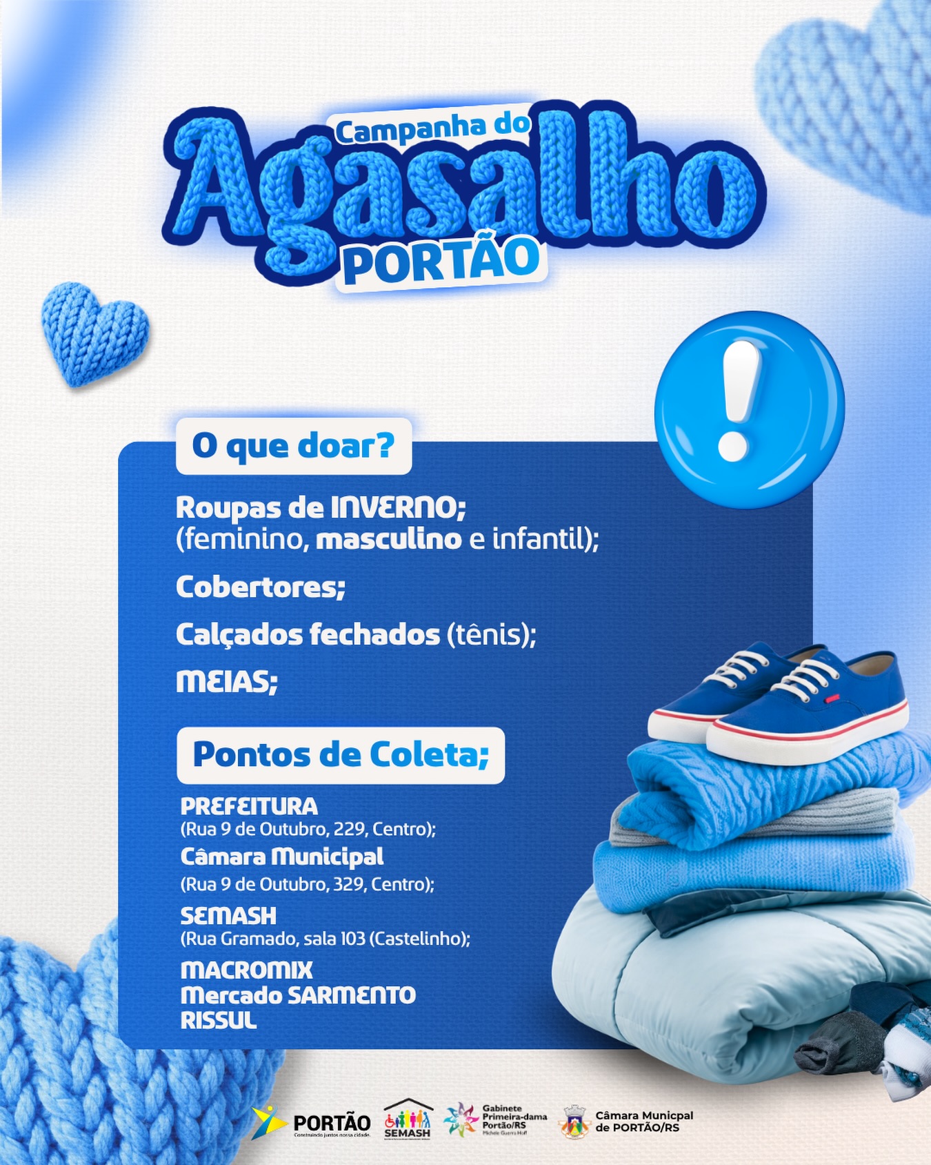 Postagem feita no Instagram da Prefeitura
