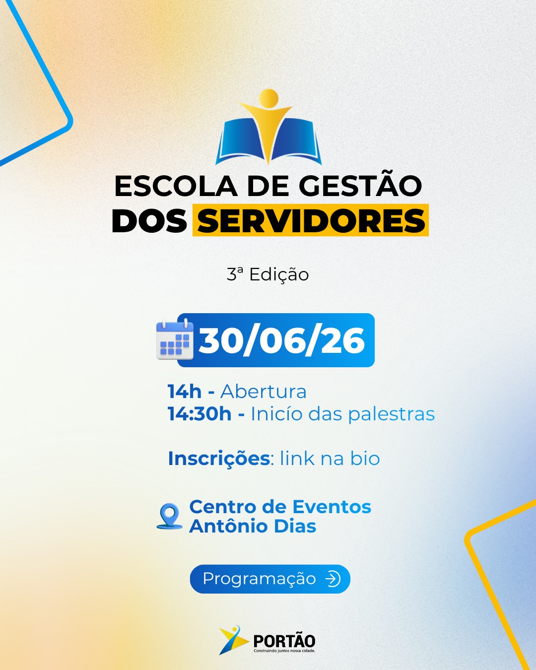 Postagem feita no Instagram da Prefeitura