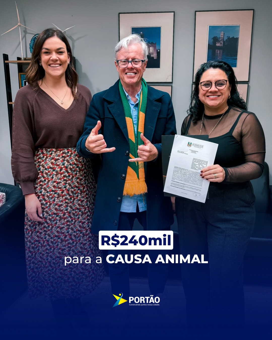 Postagem feita no Instagram da Prefeitura