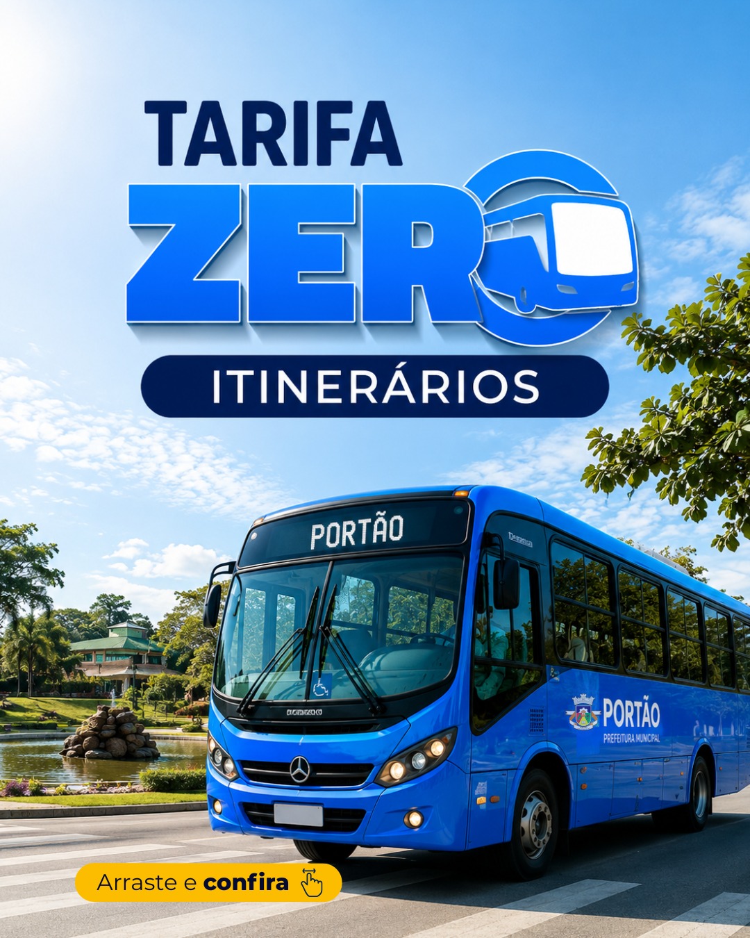 Postagem feita no Instagram da Prefeitura