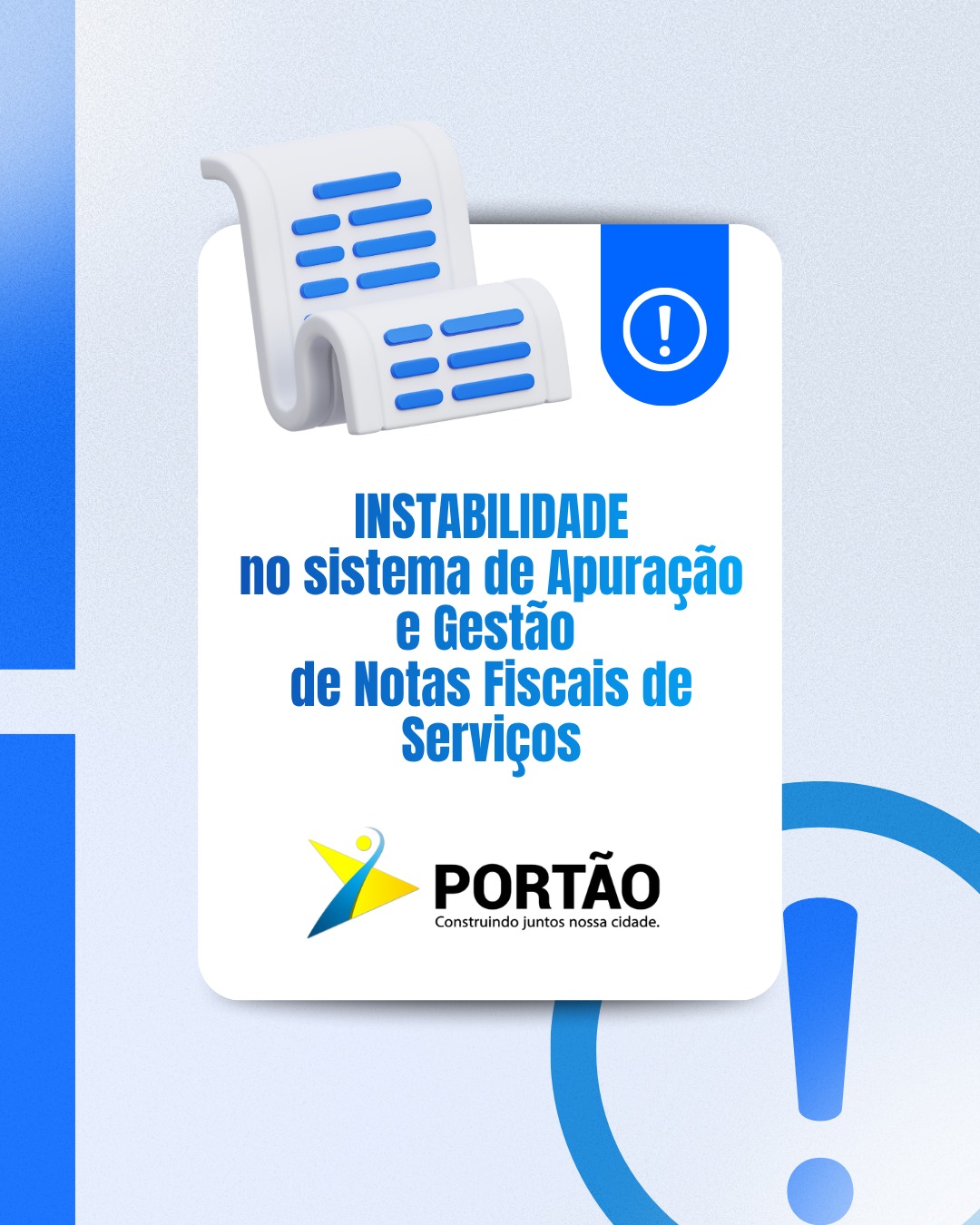 Postagem feita no Instagram da Prefeitura