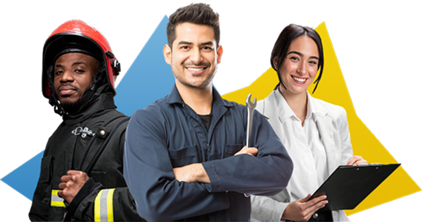 Bombeiro, Mecânico, Advogada